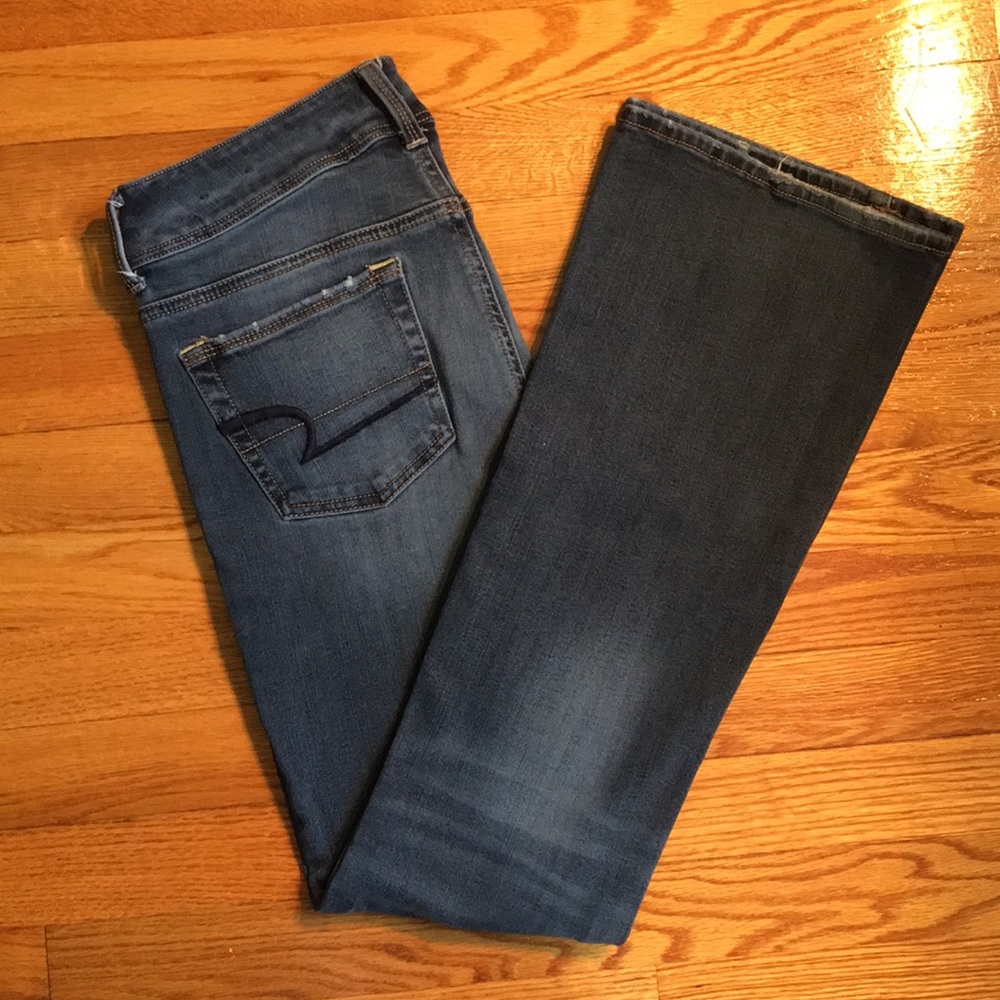 Dark Wash Boot Cut Jeans